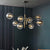 Modern Chandelier Nordic Style LED Glass Ball Cover  For sale