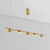 Modern Linear Brunch Chandelier Dimmable Hanging Lights