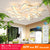 Lotus Shape Ceiling Light LED Semi Flush With App Remote Control For Home Decor
