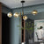Modern Chandelier Nordic Style LED Glass Ball Cover For Dining Room Afforable