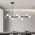 Modern Chandelier Nordic Style LED Glass Globe Cover Kitchen Island