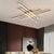 Modern Matrix LED Flush Mount Geometric Ceiling Light for loft
