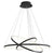 Modern Geometic Chandelier Tiers Ring Circles LED Lighting Fixture