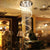 large round crystal chandelier for bar. jpg