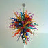 Blown Glass Chandelier Colorful Chihuly Style Glass Sculpture