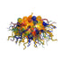 Crayons Exploding Blown Glass Chandelier Chihuly Type Multi Colors