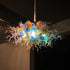 Blown Glass Chandelier Colorful Chihuly Style Glass