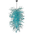 Sea And Sail Chihuly Glass Chandelier Light Blue Color