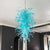 blue blown glass chandelier for living room.jpg