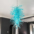 Sea And Sail Chihuly Style Glass Chandelier Light Blue Color