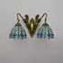 Art Wall Lamps Tiffany Style Antique Statues Double Holders