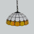 Chic Pendant Light Tiffany Style Stained Glass Hanging Lamp