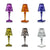 Modern Table lamps Colored Acrylic Crystal Lampshade For Bedside